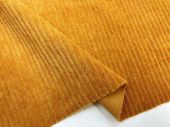 ストライプベロア マスタード