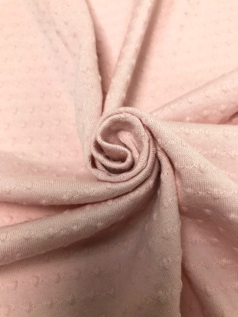 プチドットニット２　スモーキーピンク