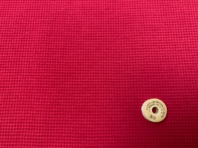 40/パフワッフル　ストロベリーレッド