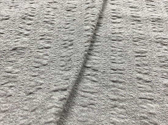 フラッターストライプ グレー杢