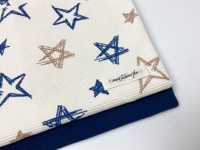 40/パフワッフル　インディゴ