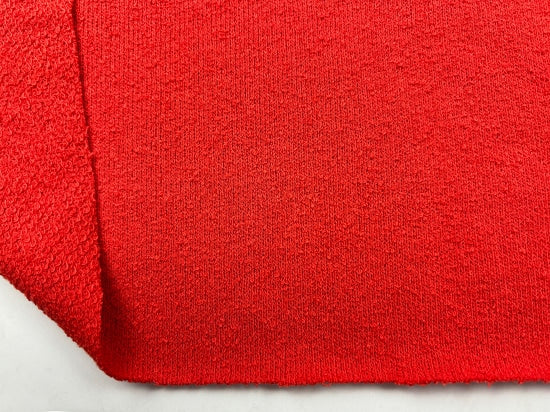 シャーベットコットン裏毛 レッド