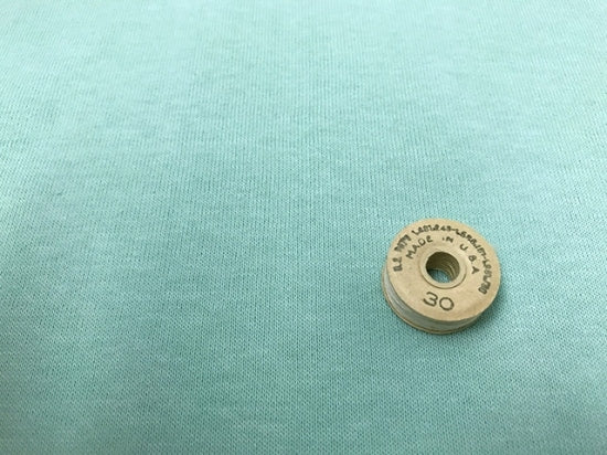 30/-CMプレーティング天竺ニット無地ミント