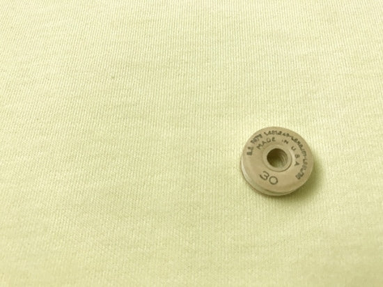 40/20ミニ裏毛ニット レモン
