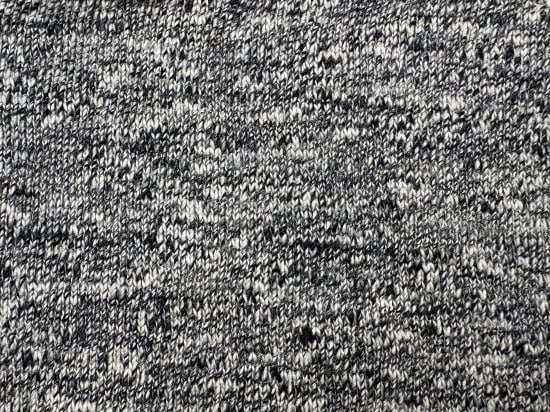 Marble接結ニット チャコール杢