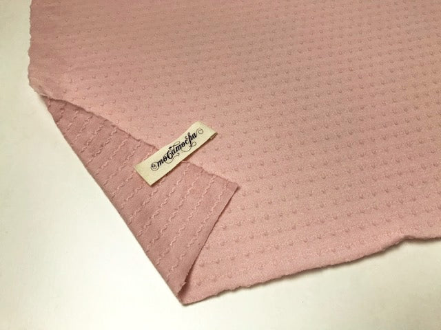プチドットニット２　スモーキーピンク