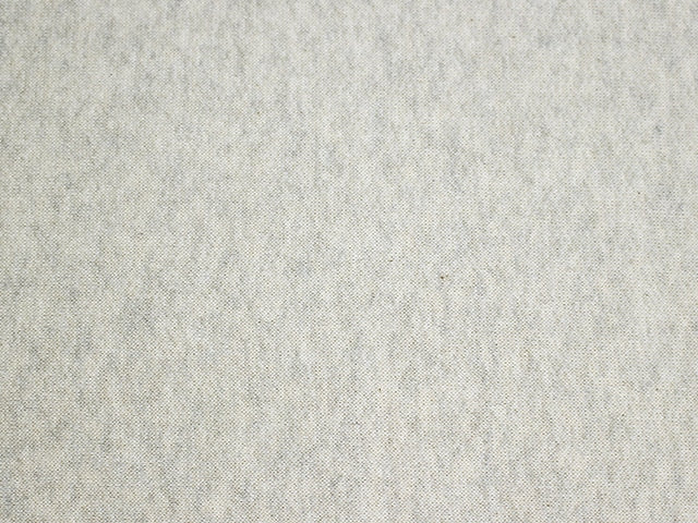 リサイクルコットンTOP杢裏毛フワフワ起毛 ベージュ杢