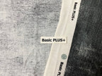 30/-コーマ度詰天竺ニット ウォッシュデニム柄ブラック
