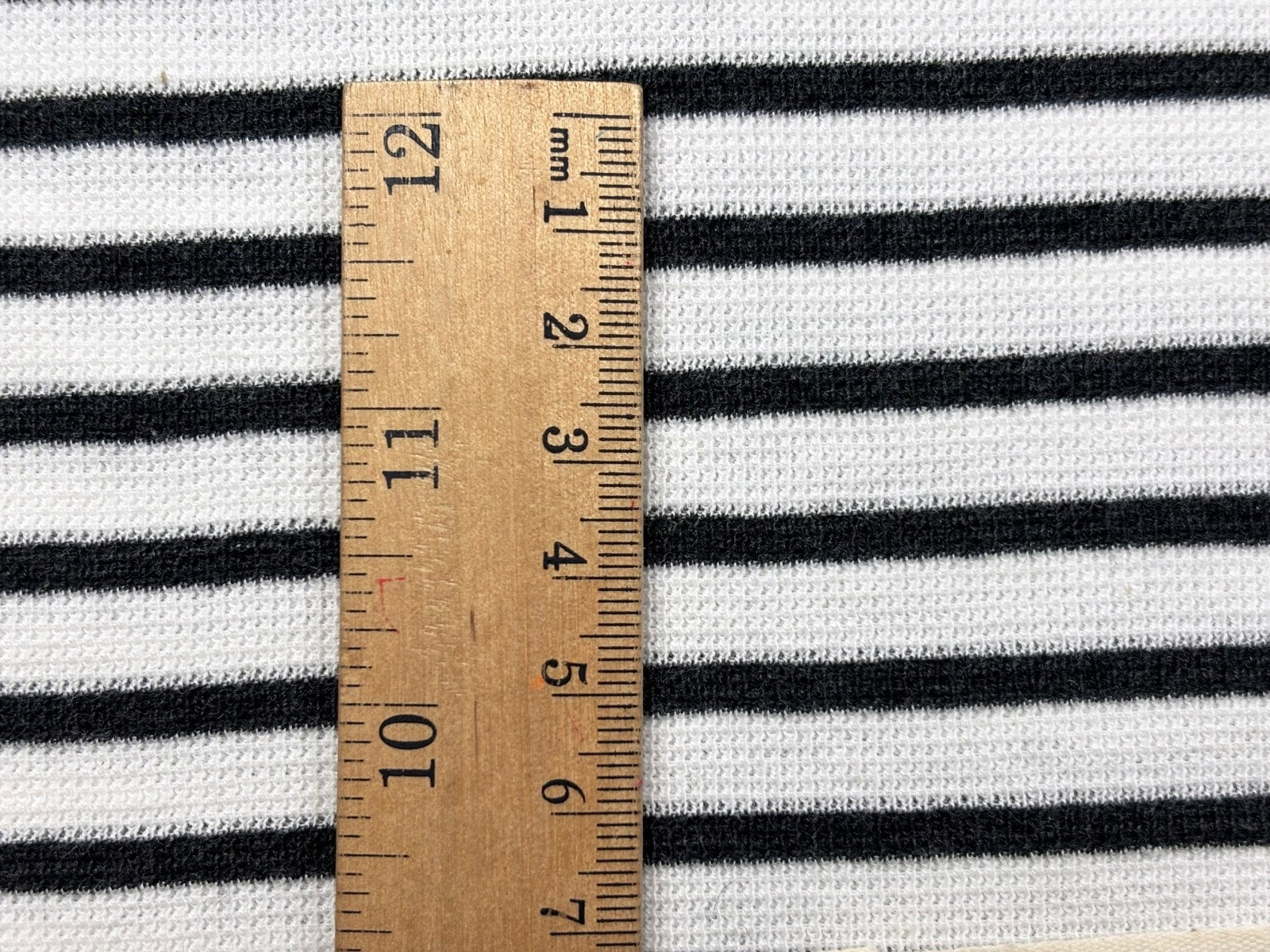 30/TOPオフＸチャコール杢ミニワッフルボーダー