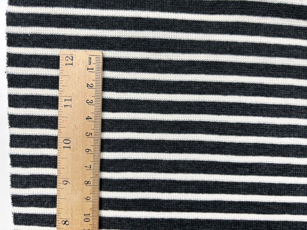 30/TOPチャコール杢Ｘキナリミニワッフルボーダー