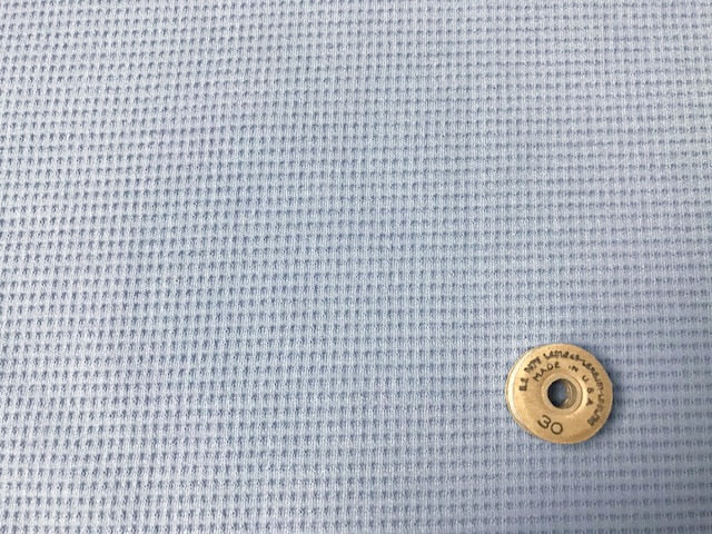 40/パフワッフル　スノーブルー