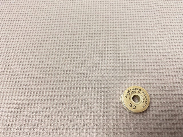 40/パフワッフル　リネンベージュ