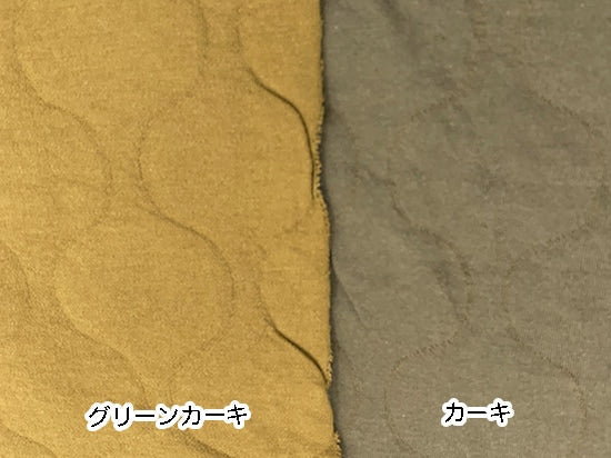 【カート戻し】ミリタリーキルト グリーンカーキ×カーキ