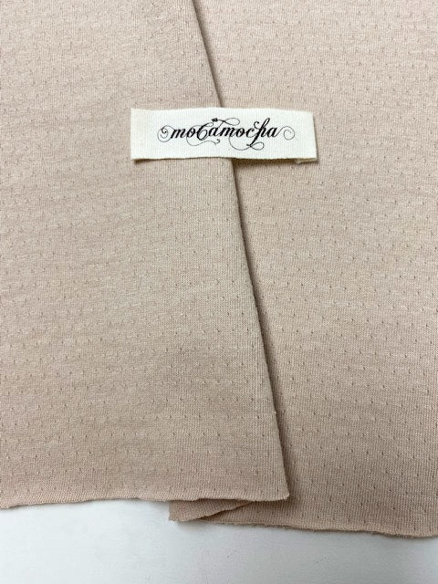 リバーシブルＰＯＴＩ接結ニット無地 リネンベージュ